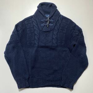 【XL】POLO RALPH LAUREN KNIT SWEATER ポロ ラルフローレン トグル ボタン プルオーバー セーター ニット G1754