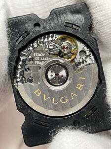 【可動品】BVLGARI ブルガリ 自動巻き ムーブメント Cal.180-TEET 風防付き【現状】№64633