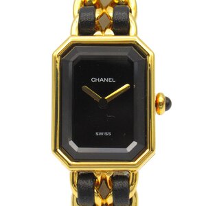 シャネル プルミエールM ブランドオフ CHANEL GP（ゴールドメッキ） 腕時計 GP/革 中古 レディース