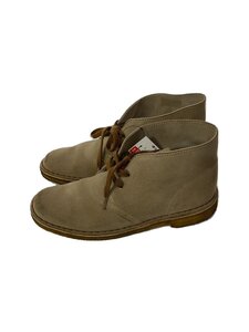 Clarks◆チャッカブーツ/US7/BEG/スウェード/31695