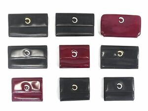 1円 Cartier カルティエ パンテール レザー ラウンドファスナー 三つ折り 長財布 財布 ウォレット 小銭入れ 9点セット まとめ売り DA8742