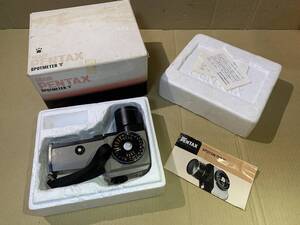 【動作未確認/現状品】ペンタックス PENTAX SPOTMETER V 露出計 元箱付き ジャンク (239)