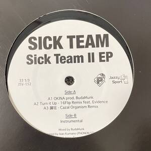 【限定300枚】【希少】【レア】【12inch】◆即決◆新品■【SICK TEAM / SICK TEAM II EP】■JSV152 Budamunk ISSUGI 5lack 16FLIP