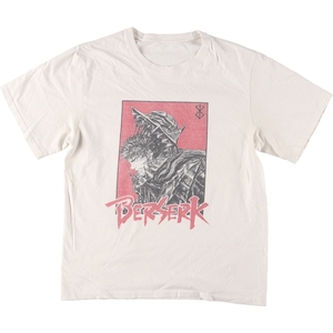 古着 BERSERK ベルセルク プリント アニメ キャラクタープリントTシャツ メンズM /eaa432618