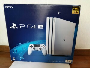 FW11.52【動作確認済み】 箱・説明書付 PS4 Pro プレステ4 プレイステーション4 Playstation4 CUH-7200B 1TB グレイシャーホワイト White