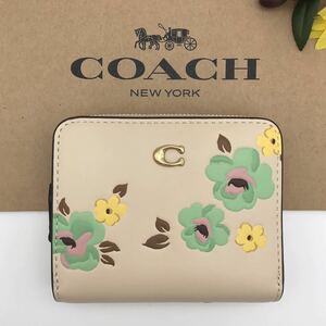 COACH 財布 ★大人気★ ビルフォールド ウォレット フローラル プリント 花柄 CI193 B4RHR 新品