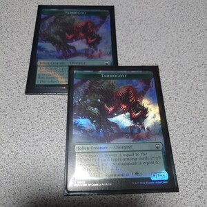 MTG MH3 タルモゴイフ トークン 英語リップルfoil 二枚セット モダンホライゾン3 統率者デッキ Collector