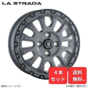 ホイール ラ・ストラーダ プレオプラス LA350F/LA360F スバル 4本セット アヴェンチュラ 14インチ 4H LA445C45SGAR2