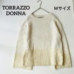 ✨美品✨トラッゾドンナ クルーネック切替ニット M セーター 長袖