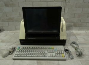 Ω 新DC 0810◆ 保証有 東芝TEC【 SJ-8500-R 】テック 事務コン キーボード / 電源ケーブル / マウス 動作OK