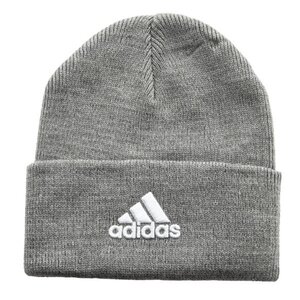 ○アディダス adidas 新品 メンズ 防寒 カジュアル ビーニー ニット帽 キャップ 帽子 灰 [II3523-5760] 七 VCXZ