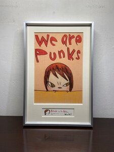 奈良美智 Yoshitomo Nara 「We are Punks」 額装 前衛芸術家 現代アート 美術品【複製原画】限定品