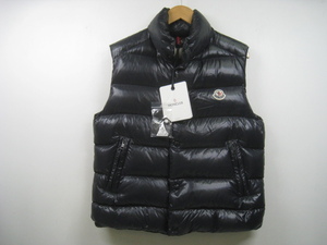 浜松市出品 美品 定価101200円 MONCLER モンクレール TIB GILET ダウンベスト ネイビー 紺 1 モンクレールジャパン正規品 チブ ティブ