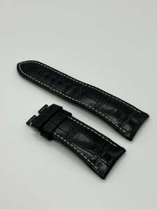 パネライ OFFICINE PANERAI ラグ幅26mm 尾錠幅22mm レザーベルト 革ベルト ブラックカラー 純正品 メンズ ルミノール 