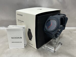 NIXON ニクソン MINIMAL ミニマル クオーツ ラバーベルト ネイビーグレー 腕時計