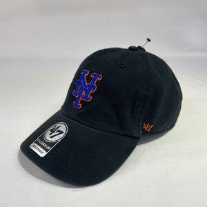 【新品】47 CLEAN UP ニューヨーク メッツ ブラック NY Mets Black 47ブランド CAP キャップ 帽子