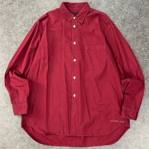 COMME des GARCONS HOMME PLUS コムデギャルソン オムプリュス 長袖シャツ ワイシャツ ポケット チェーンステッチ メンズ