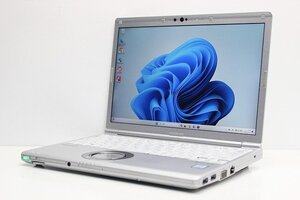 1円スタート ノートパソコン Windows11 WPS office搭載 Panasonic レッツノート CF-SV7 第8世代 Core i5 SSD256GB メモリ8GB カメラ