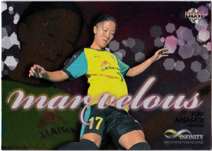 BBM スポーツトレーディングカード インフィニティ INFINITY 2020年 M10 marvelous 永里優季(女子サッカー) インサートカード
