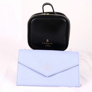 ランバンオンブルー ポーチ エチケットケース 2点セット マルチケース ブランド まとめて TA レディース LANVIN en Bleu