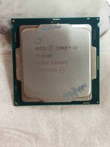 B3240)Intel Core i3-8100 3.60GHz SR3N5 中古動作品