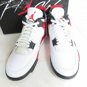 【未使用】NIKE/ナイキ AIR JORDAN 4 RETRO/エアジョーダン4 レトロ レッドセメント DH6927-161/29 /080