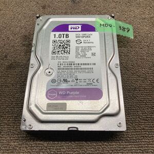 HDD-389 激安 HDD1TB 3.5インチ SATA 43515時間 内蔵HDD WD WD10PURX-64E5EY0 Crystaldiskinfoにて正常品 中古