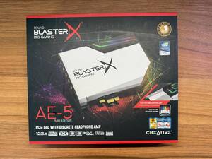 【動作確認済】Creative Sound BlasterX AE-5 Pure Edition [PCI Express x1]