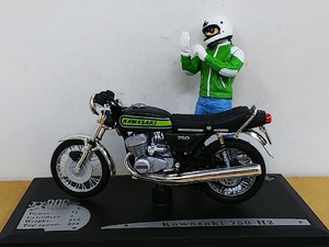 ■ Solidoソリド 1/18 JOE BAR TEAM COLLECTION - Kawasaki 750H2 カワサキ フィギュア付き 大型二輪モデルバイク　　激レア