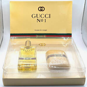 ★グッチ香水・GUCCI No.1 EAU DE PARFUM 60ml & PERFUMED SOAP 100g Set ★未使用・地下冷暗倉庫保管・廃盤・入手困難