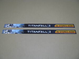 販促物　pop 棚帯のみ　 タイタンフォール2　Titanfall 2