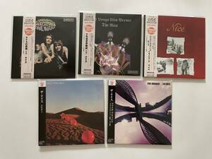 中古紙ジャケットCD ザ・ナイス 5タイトル キース・エマーソン リー・ジャクソン ブライアン・デヴィソン The Nice Keith Emerson EL&P