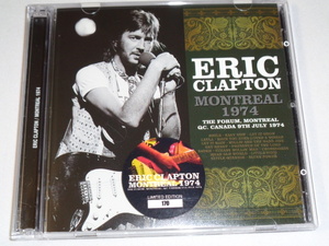 ERIC CLAPTON/MONTREAL　1974　SOUNDBOARD 2CD