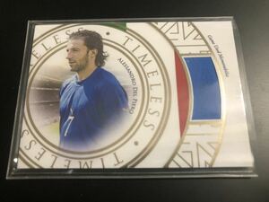 TL04 08/22 アレッサンドロデルピエロ futera unique soccer TIMELESS ALESSANDRO DEL PIERO ゲームユーズドメモラビリア GAME USED