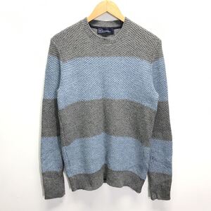 大人のための１着！【GAP】ギャップ クルーネックセーター ニット トップス ボーダー モテコーデ デート さわやか グレー S /Y11514ii