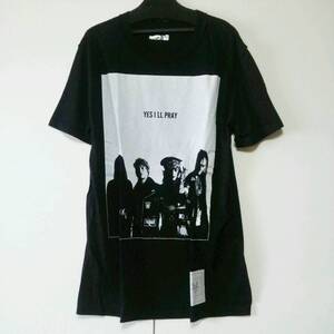 ブラック L 黒夢 清春 SADS YES I LL PRAY ルーズ Tシャツ EVIL ACT SXXX KUROYUME KIYOHARU SADS サッズ