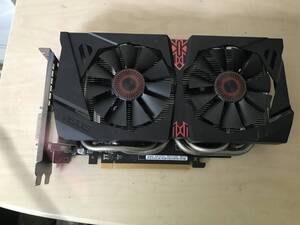 F25★中古品 通電確認済み ASUS STRIX-GTX960-DC2OC-2GD5 グラフィックボード★