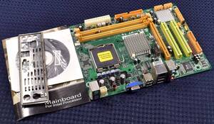 BIOSTAR G31-M7 TE Rev.6.0 Intel G31 / ICH7 LGA775 MicroATXPCIバス x2搭載 動作確認済 中古品 (管:PM08