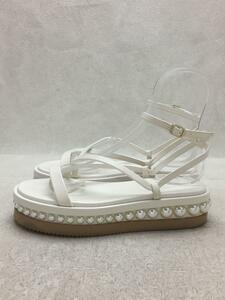 JIMMY CHOO◆サンダル/36/WHT