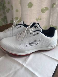 【1円~スタート】SKECHERS スケッチャーズ ゴルフシューズ アーチフィット GO GOLF PRO6 ゴーゴルフプロ 214095 WNVR メンズ 26cm 【現状品