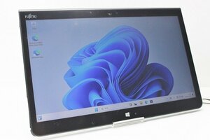 1円スタート タブレットPC Windows11 中古 Arrows Tab Q736 Core i5 6300U SSD128GB メモリ4GB 13.3インチ カメラ タッチパネル