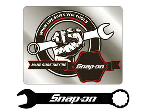 Snap-on（スナップオン）レンチ ステッカー「WHEN LIFE GIVES YOU TOOLS DECAL」