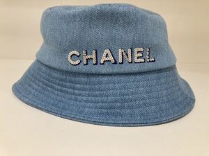 CHANEL 22SS バケットハット ライトブルー　バケハ