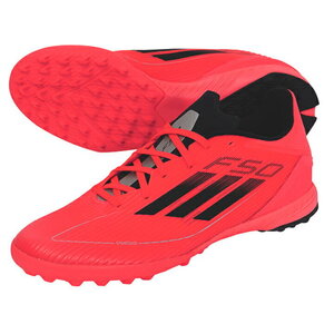 ・スピード発送 adidas F50 LEAGUE TFサッカートレーニングシューズ IF1335(ターボ/オーロラブラック/プラチナメタリック)２５．５ＣＭ