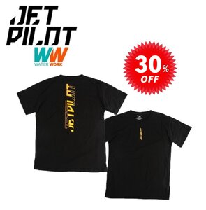 ジェットパイロット JETPILOT Tシャツ セール 30%オフ 送料無料 スーパー スプライス メンズ Tシャツ S22610 ブラック/イエロー 3XL