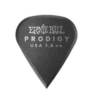 ERNIE BALL ピック6枚パック PRODIGY 黒 シャープ型1.5mm　EB9335 買いだおれ