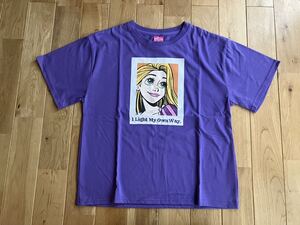 新品 女の子 キッズ ラプンツェル 半袖 Tシャツ 160センチ パープル