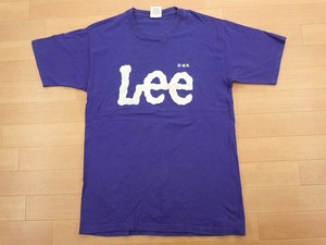 USA製　Lee★ロゴ入りTシャツM★古着★即決★g