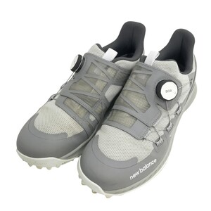 【1円】NEW BALANCE GOLF ニューバランス UGS1001G FuelCell 1001 v4 SL BOA ゴルフシューズ グレー系 25.5 [240101330236]