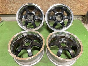 RAYS ENG VOLK RACING TE37 CUP MONOBLOCK 15インチ 6.5J +43 PCD100 4H ホイール 4本セット H